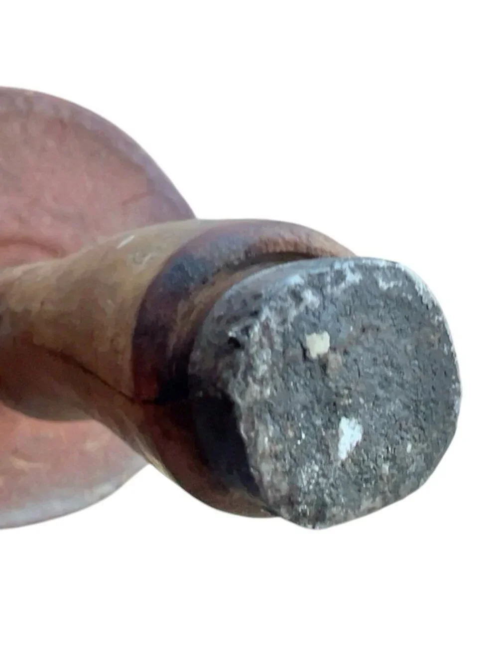 Antique Hardwood Rolling Pin Raised U 30